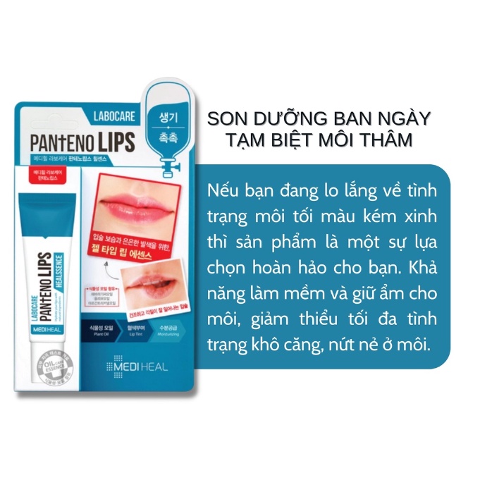 Son dưỡng giảm thâm Mediheal Labocare Pantenolips 10ml tinh chất hồng môi cấp ẩm - Shop Viloet