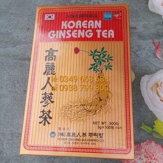 Trà nhân sâm hàn quốc korean ginseng tea 100 gói x 3g