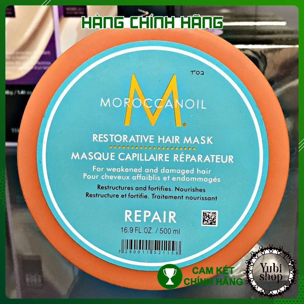 [HÀNG AUTH] KEM Ủ TÓC MOROCCANOIL RESTORATIVE HAIR MASK 500ML PHỤC HỒI HƯ TỔN CHO TÓC - ISRAEL - HN