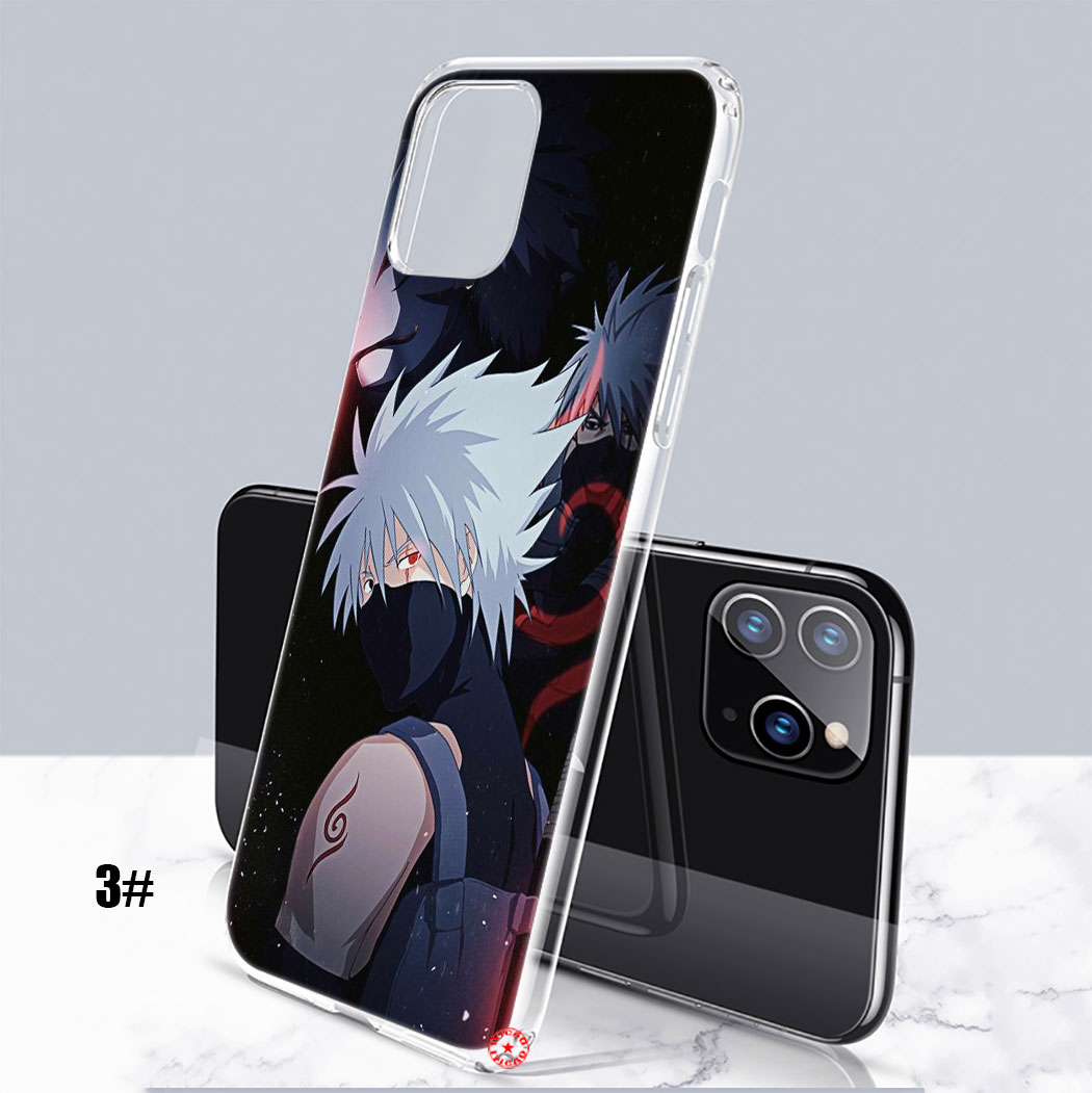 Ốp Điện Thoại Mềm Trong Suốt Hình Anime Naruto Kakashi Cho iPhone 5 5s 6 6s 7 8 Plus X XR XS Max Cq8