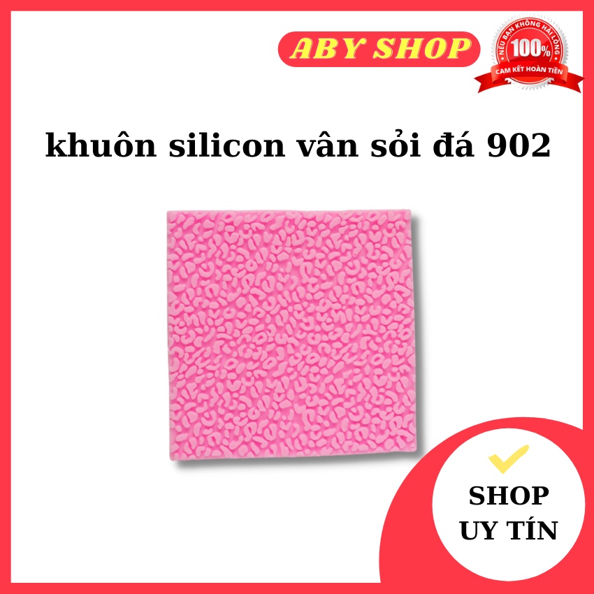 Khuôn silicon 4D ⚡ HÀNG LOẠI 1 ⚡ khuôn silicon vân sỏi đá 902 chất liệu an toàn khi sử dụng