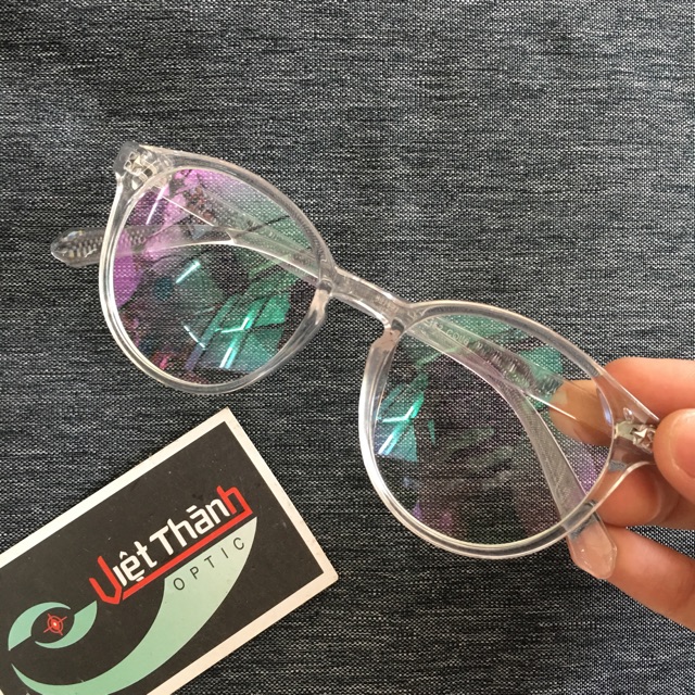 gọng Kính mắt mèo kính cận trong suốt loại tốt lắp được cận viễn loạn theo yêu cầu