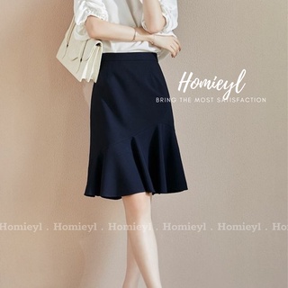 Chân váy đuôi cá công sở Homieyl cạp cao, chân váy dài tới gối chất vải cao cấp