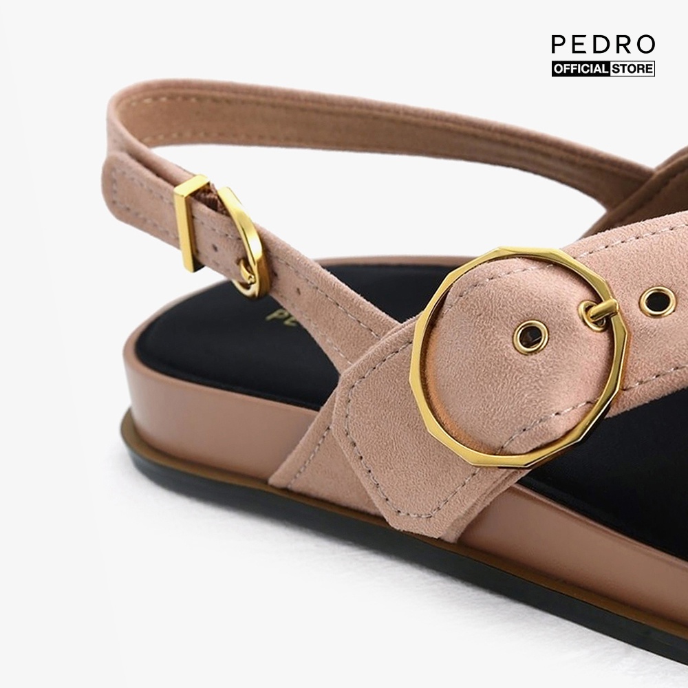 PEDRO - Giày sandal nữ phối quai đan chéo Platform Slingback PW1-65490141-35