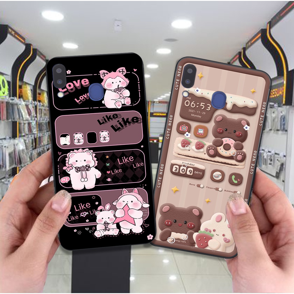 Ốp lưng Samsung M20 / M30 bộ hình gấu , thỏ hồng cute dễ thương giá rẻ siêu bền