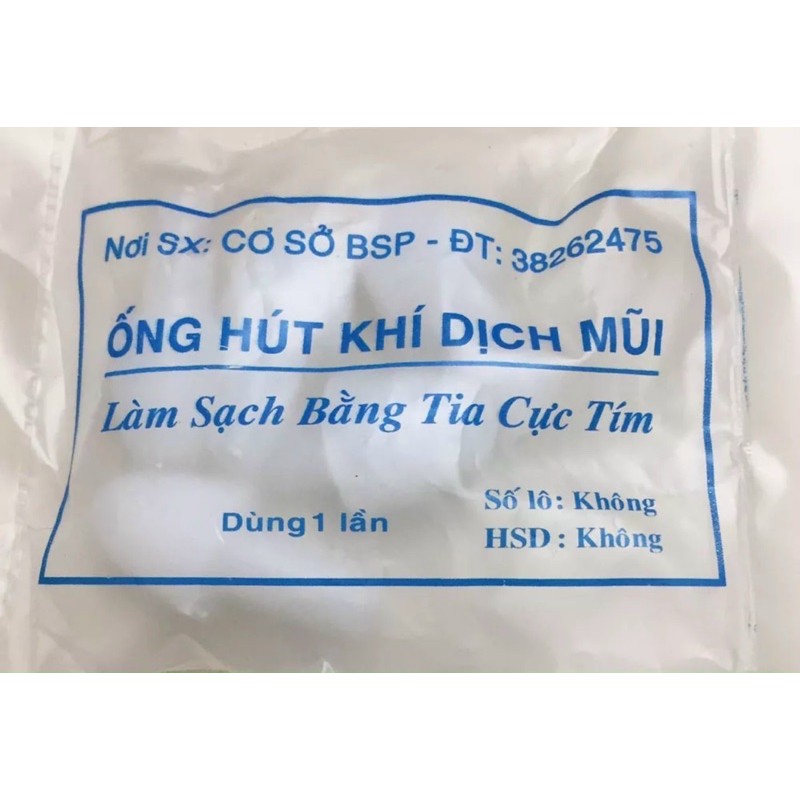Ống hút khí dịch mũi - Cục kê nhựa