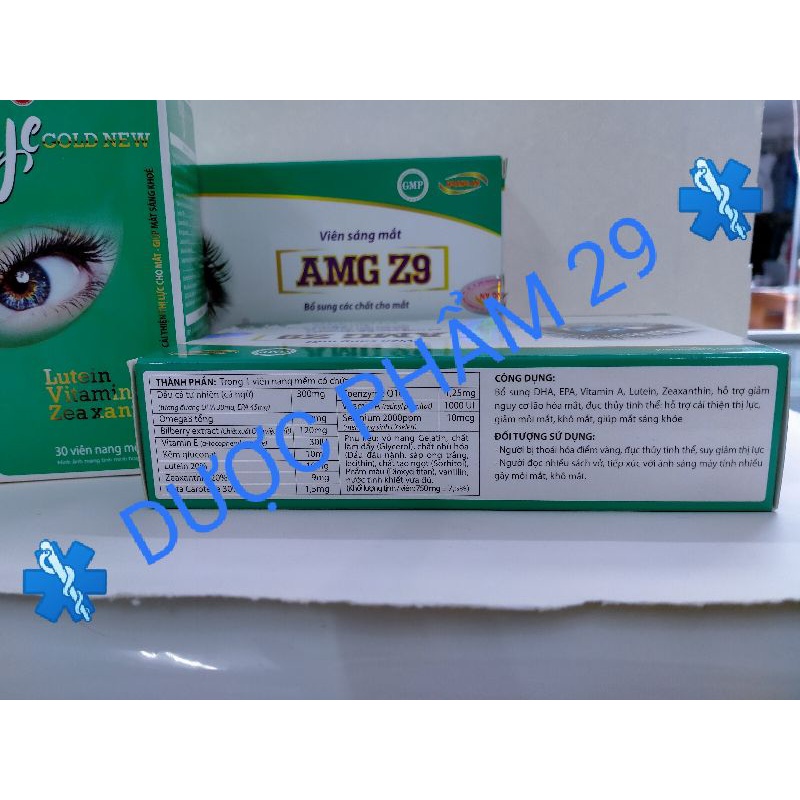 Viên uống sáng mắt AMG Z9 ⚕️ HÀNG CHÍNH HÃNG ⚕️