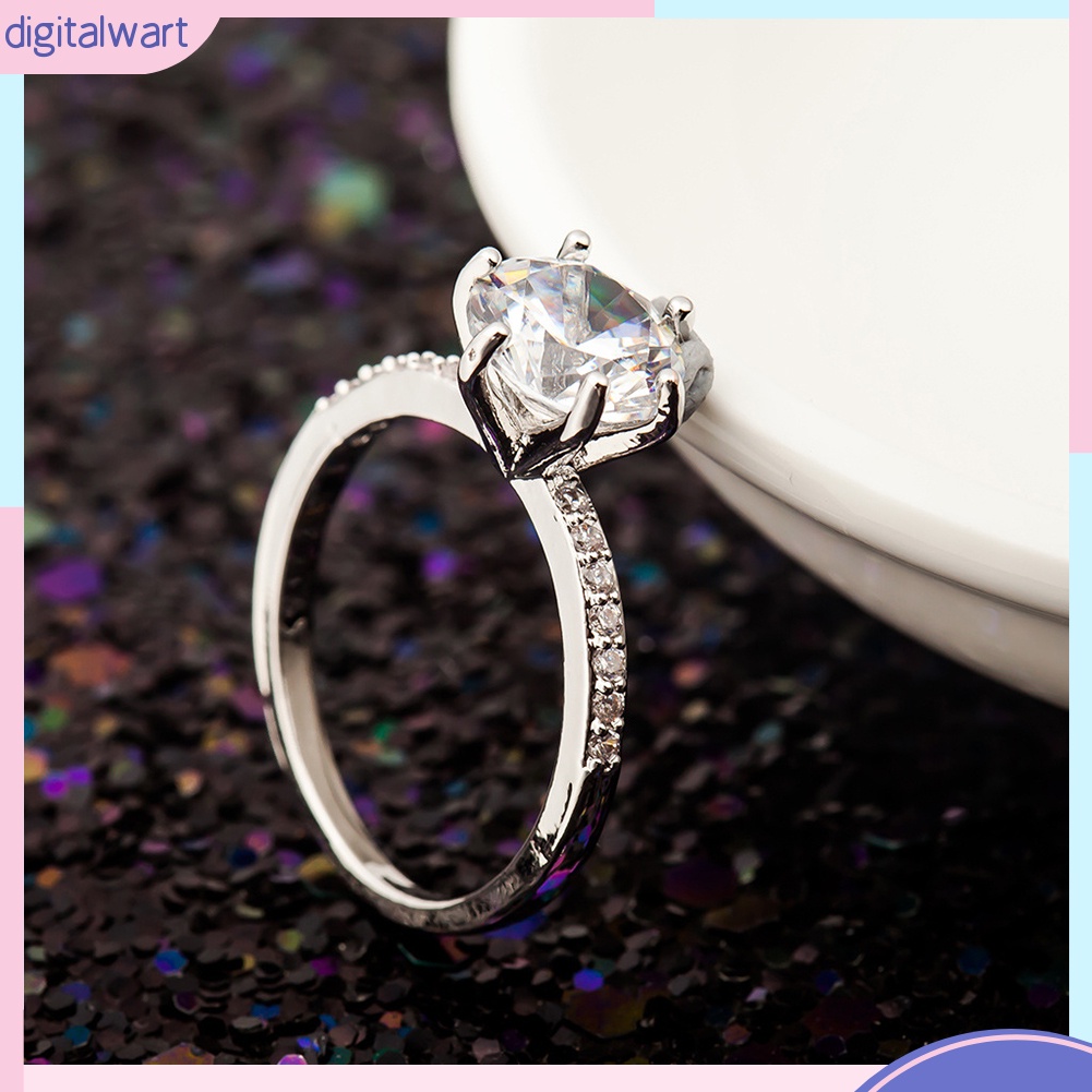 Nhẫn Hợp Kim Đính Đá Kiểu Dáng Thời Trang Cho Nữ