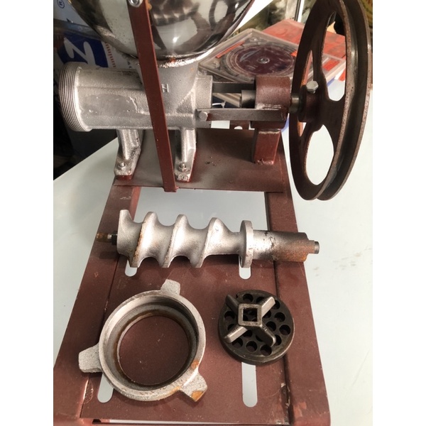 Cối say thịt ,cua ,cá cối gang 12 , máy đùn thịt , đùn xúc xích