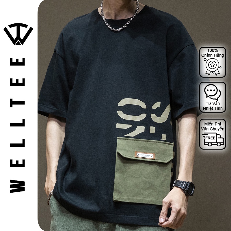 Áo Thun Nam Nữ Phong Cách Mới, Áo Cộc Tay Nam Nữ Có Túi Phù Hợp Mọi Kiểu Dáng, Chất Liệu Cotton 100%