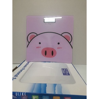Cân điện tử mặt kính hình con heo