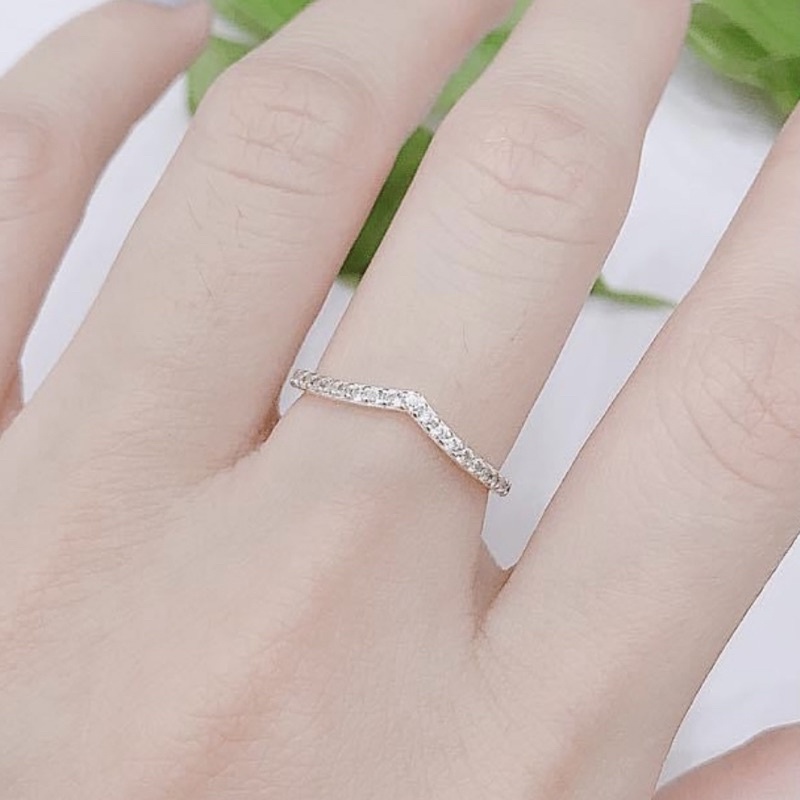 Nhẫn nữ bạc ta - tặng kèm hộp đựng - nhẫn đính đá sáng bóng sang chảnh - Trang Sức Bạc 9999