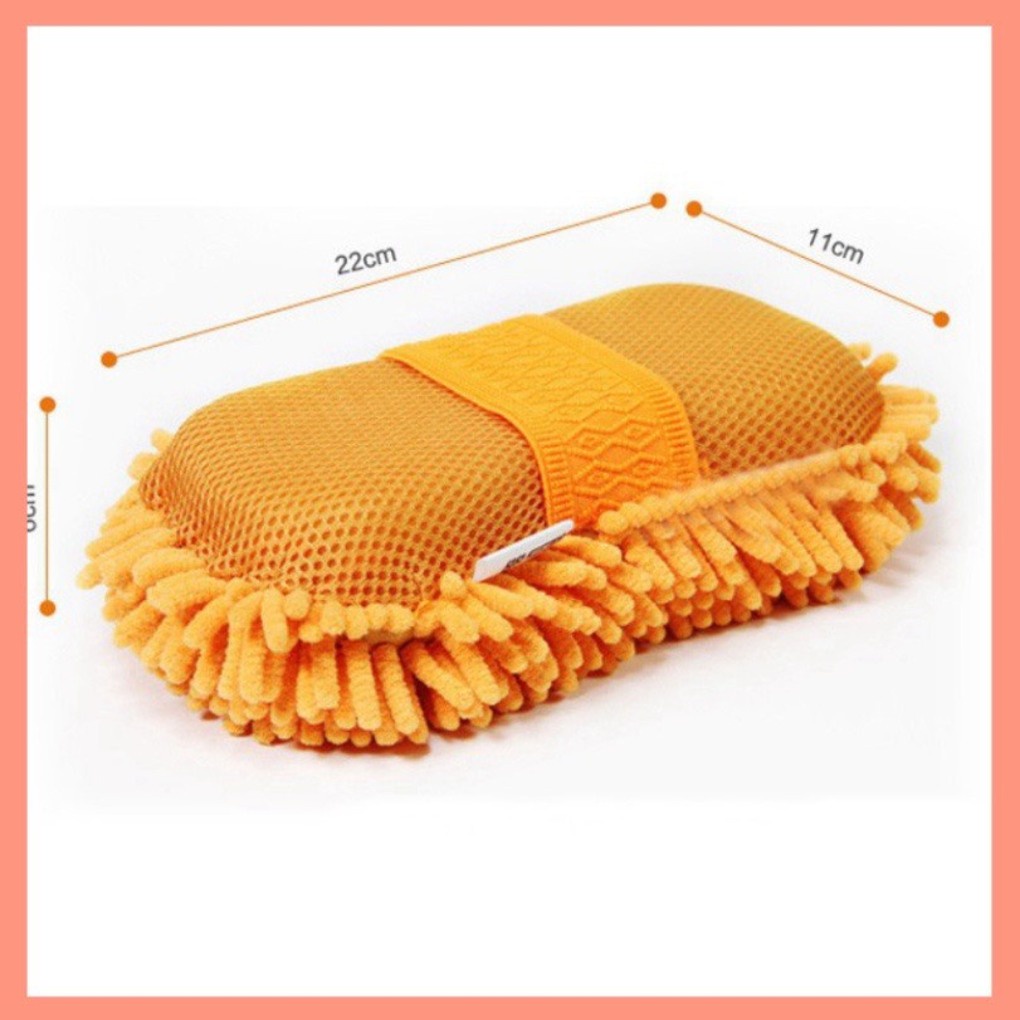 Miếng san hô rửa xe Microfiber mềm mịn