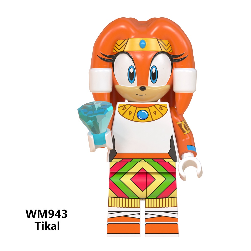 8 Loại Nhím Sonic The Hedgehog Minifigures Ray Rabbit Charmy Bee Tikal Dr. Mô Hình Đồ Chơi Nhân Vật Eggman Blaze Storm WM6087