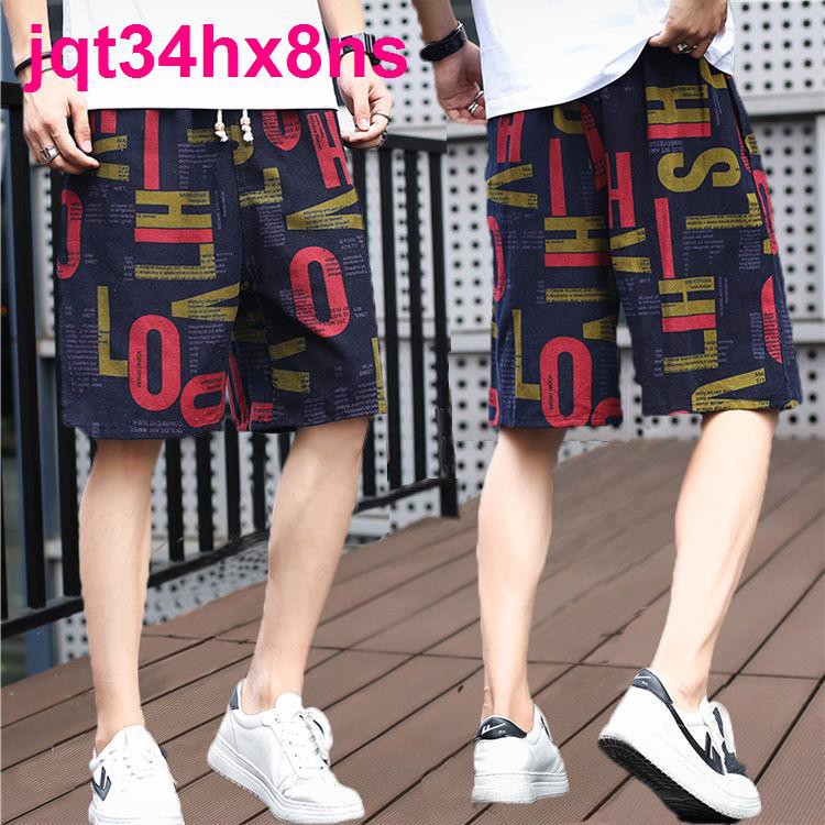 Tiệm quần ngắn Thổ Nam100% cotton shorts male summer leisure men s beach pants big yards 5 minutes of in the