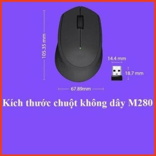 Chuột không dây logitech M280 | Chuột máy tính không dây loại tốt không tiếng ồn cao cấp