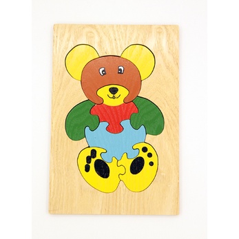 Trang ghép động vật bằng gỗ