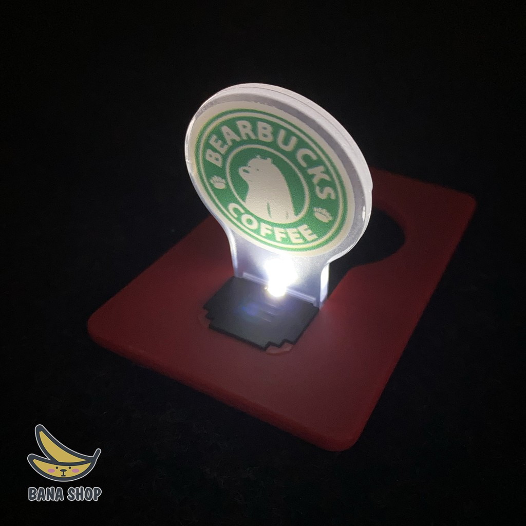 Đèn LED dạng thẻ (LED Card Light) bỏ túi We Bare Bears