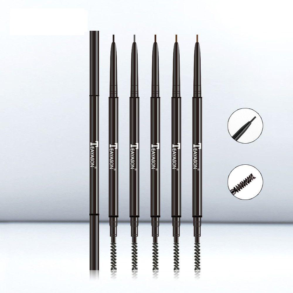 Bút Chì Kẻ Lông Mày Hai Đầu 1.5mm Chống Nước Mịn Màng