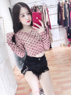 Áo giấy LV