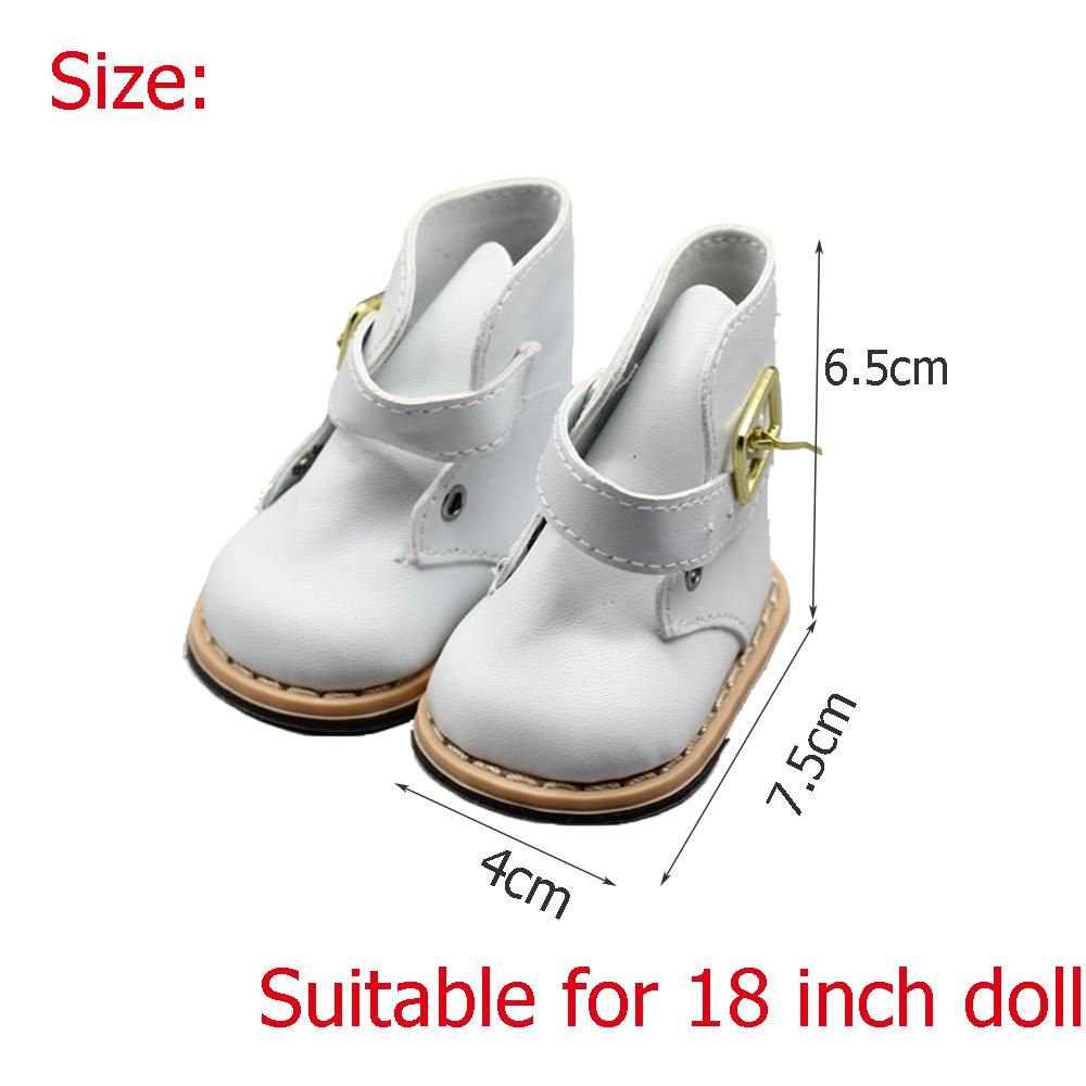 Đôi giày da PU nhiều màu cho búp bê 18 inch