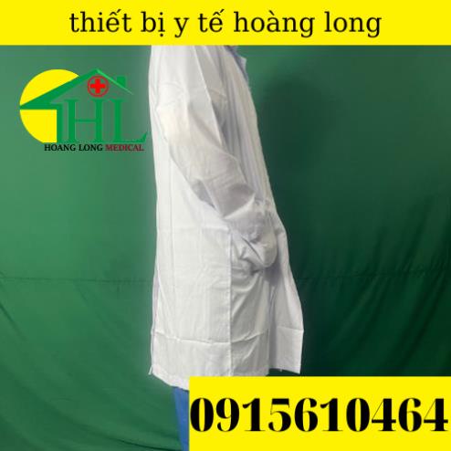 Áo Blouse bác sĩ dáng dài - tay dài nam các size M L XL 2XL