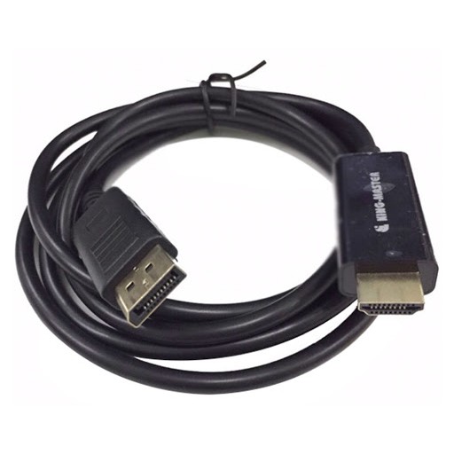 cáp chuyển từ máy tính cổng Displayport sang màn hình HDMI Kingmaster KM 026 dài 1.8m