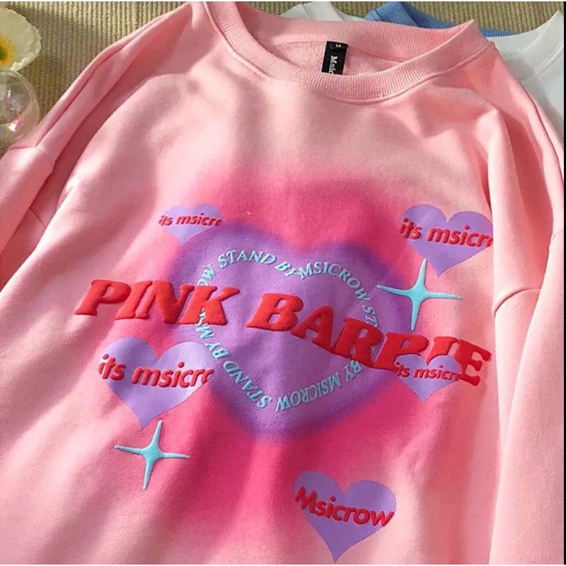 Áo Sweater Tay Dài Dáng Rộng In Họa Tiết Graffiti Phong Cách Harajuku Thời Trang Mùa Thu Cho Nữ | BigBuy360 - bigbuy360.vn