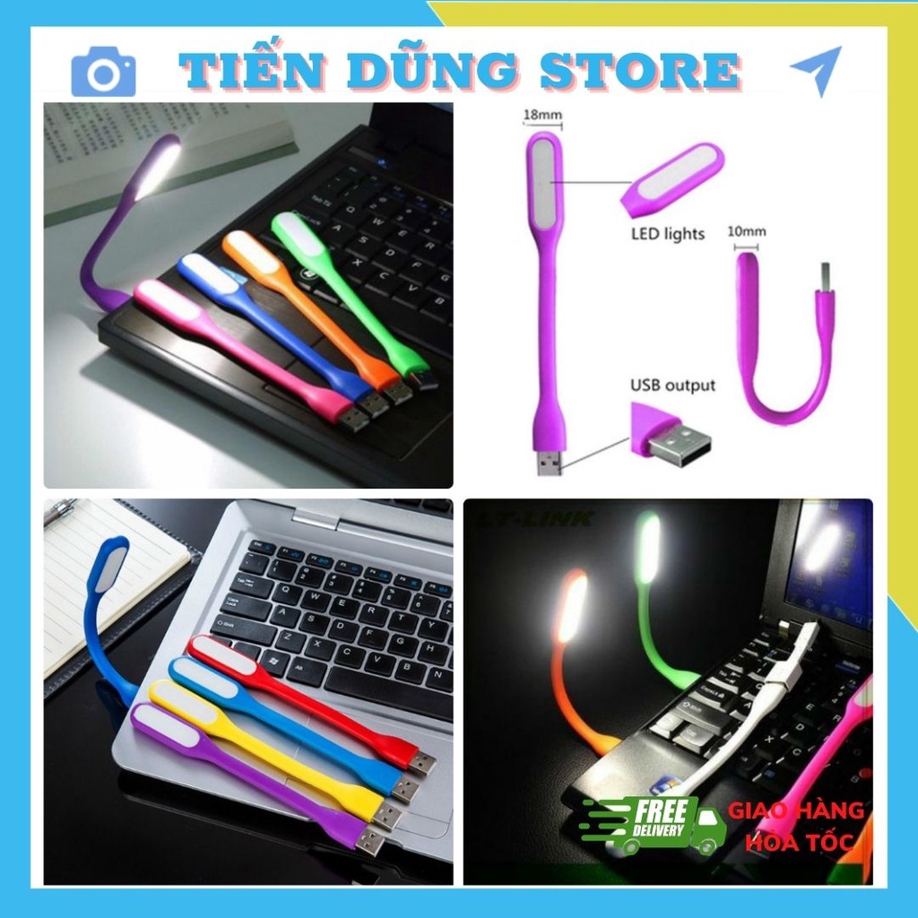 Đèn Led USB Mini - Đèn Bàn Siêu Sáng, Cắm Cổng USB Máy Tính, Sạc Dự Phòng Tiện Dụng, Gọn Nhẹ