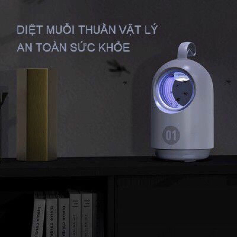 Đèn bắt muỗi diệt côn trùng kiêm đèn LED ngủ thông minh Jisulife No.1 – Đèn bắt muỗi tự động bằng ánh sáng