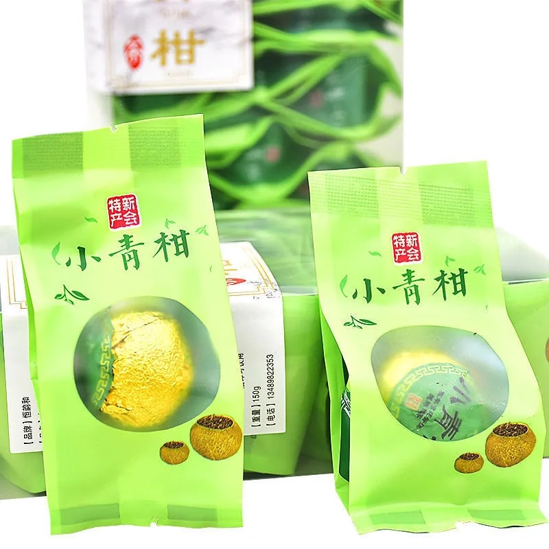 Trà Phổ Nhĩ Quýt Vân Nam - Tiểu Thanh Cam Túi 18 quả (Loại Hảo Hạng Đóng gói riêng từng quả)