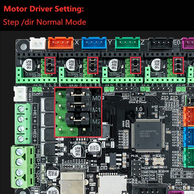 Bộ 5 Mạch Điều Khiển Động Cơ Bước Tmc2208 Cho Máy In 3d