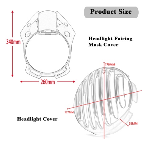 Kính Chắn Gió Cmx500 Cmx300 Bảo Vệ Đèn Pha Cho Honda Rebel 2017-2021