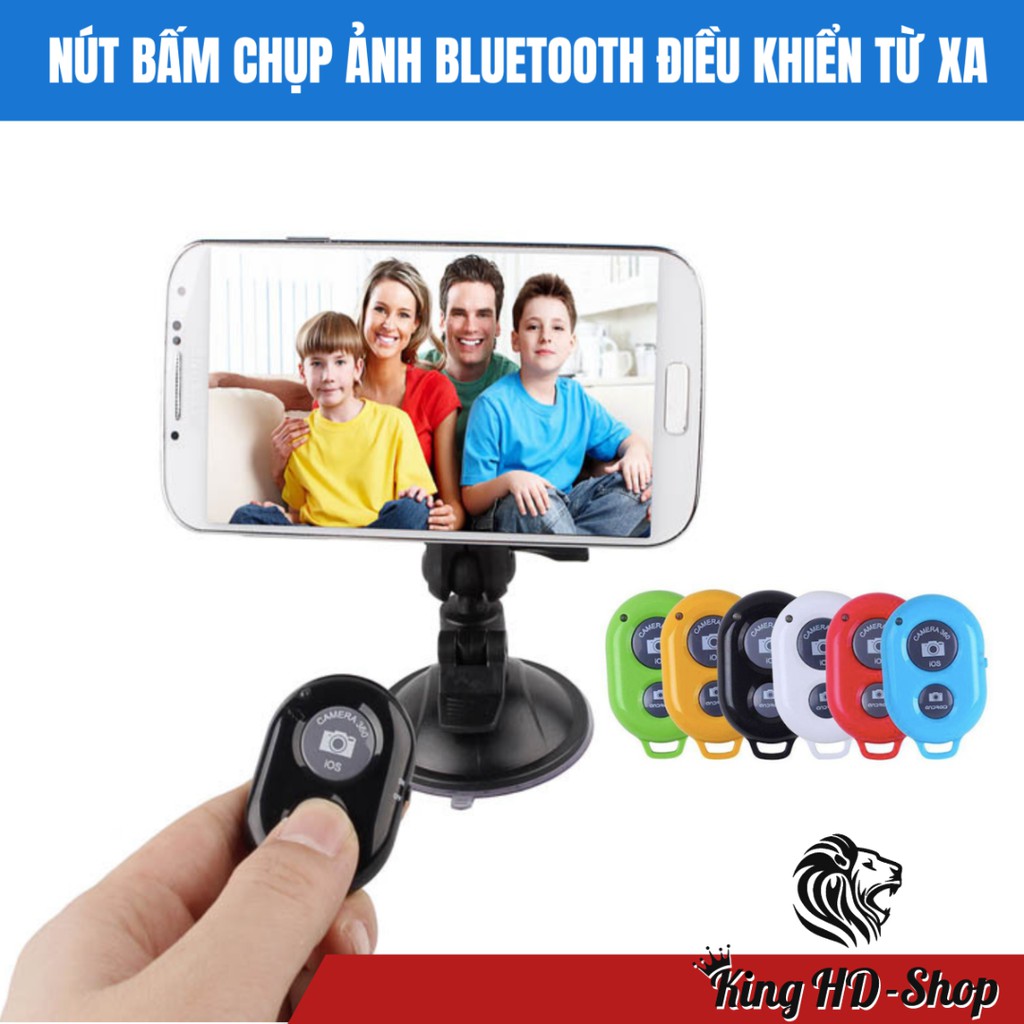 Nút bấm chụp ảnh bluetooth điện thoại điều khiển từ xa