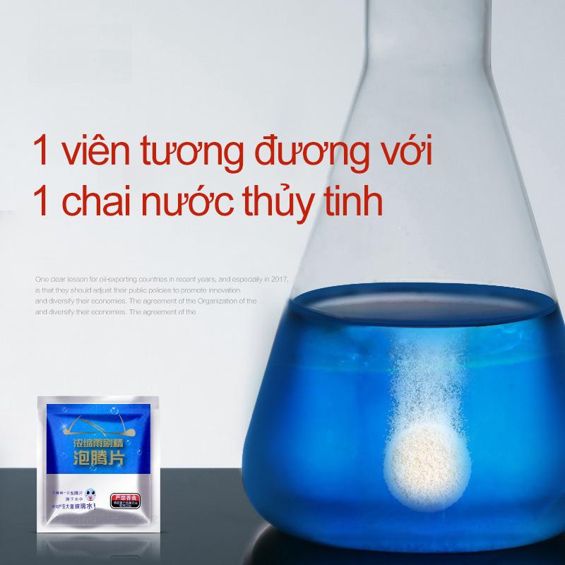 [HCM] Nước tẩy rửa viên sủi bọt sủi bọt kính chắn gió ô tô 1 mảnh- PTP001