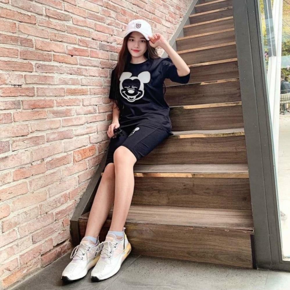 Đồ Bô Nữ MC5331 Đồ Bộ Mặc Nhà Chất Thun Cotton Co Dãn Mịn Đẹp Mickey Size 40KG - 80KG | BigBuy360 - bigbuy360.vn