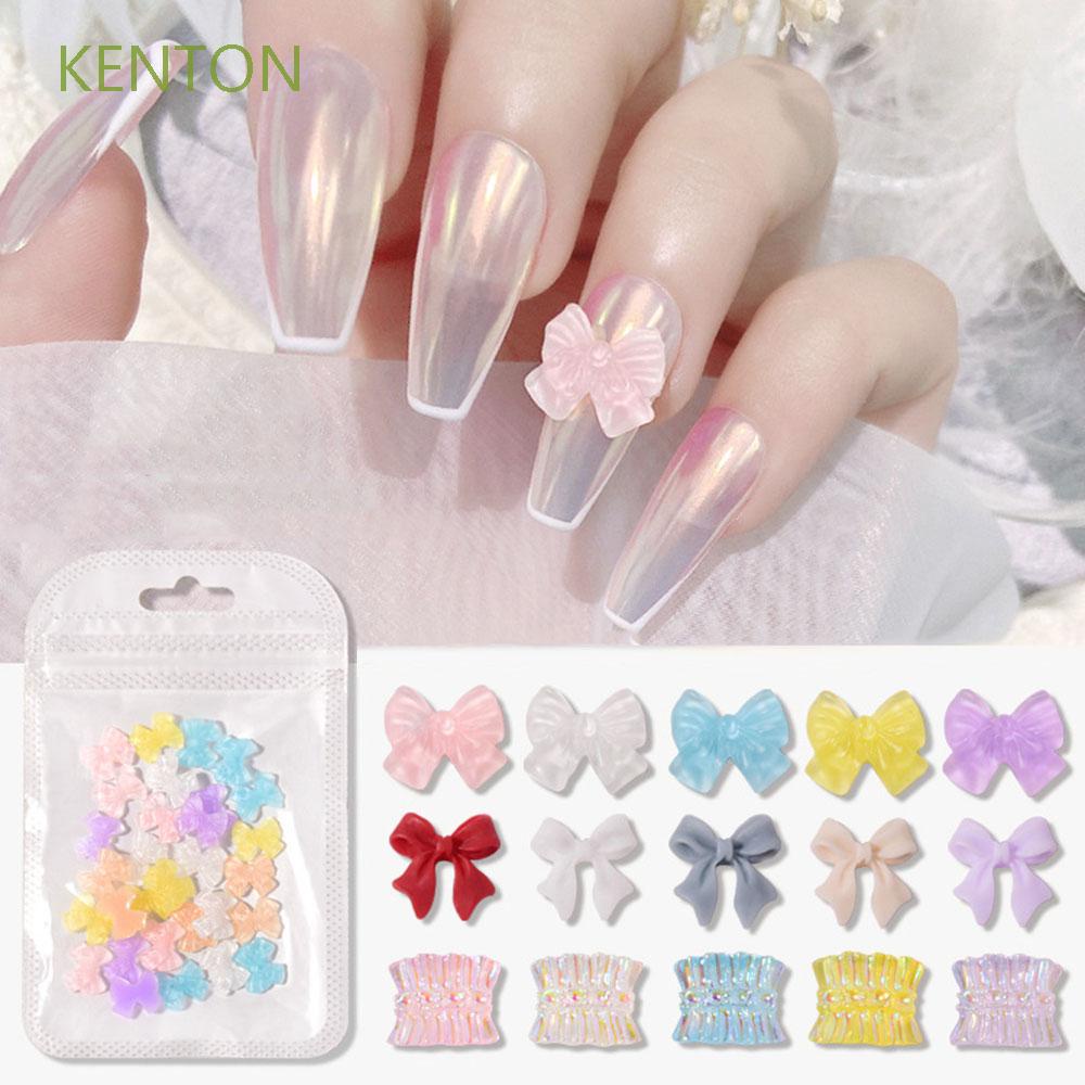 Set 30 phụ kiện nơ 3D để trang trí móng tay nghệ thuật