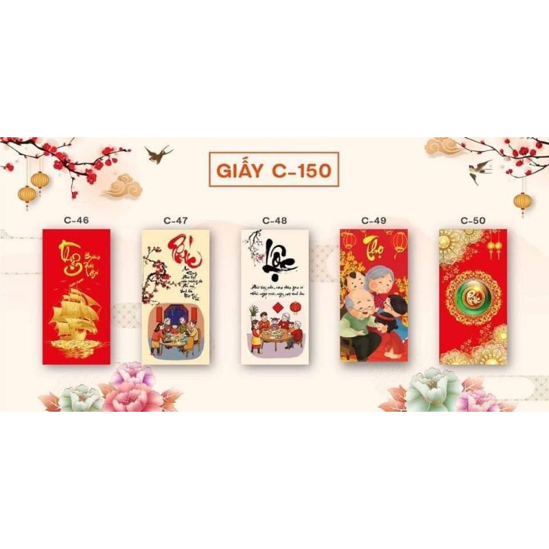 Bao lì xì tết 2021 giấy cao cấp (gần 30 mẫu)