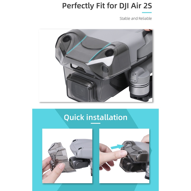 Nắp Bảo Vệ Ống Kính Camera Trong Suốt HSV Cho Tay Cầm Chống Rung Air 2S