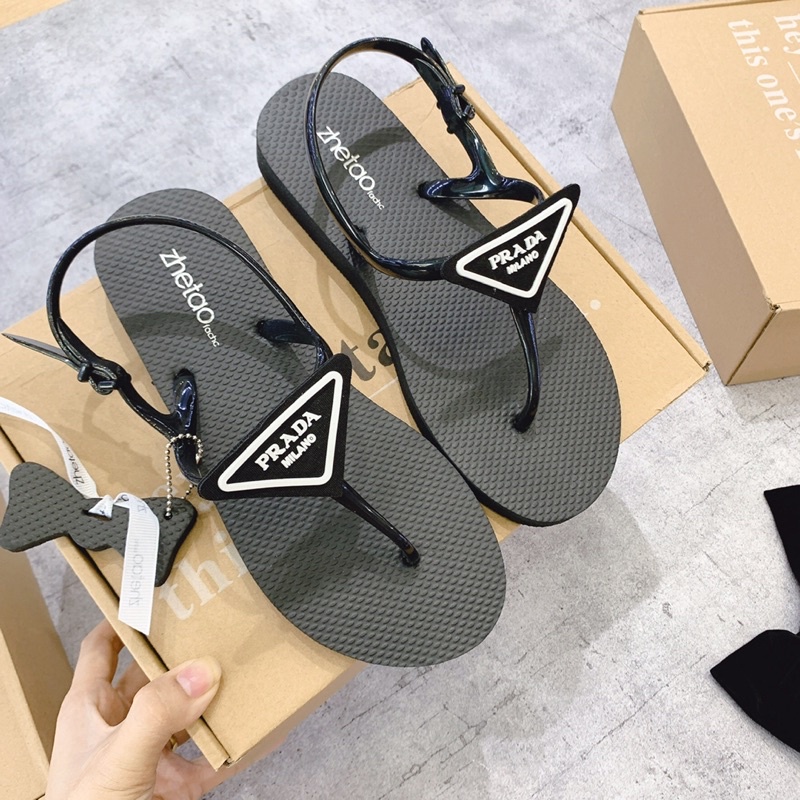 SANDAL KẸP PRADA BOX