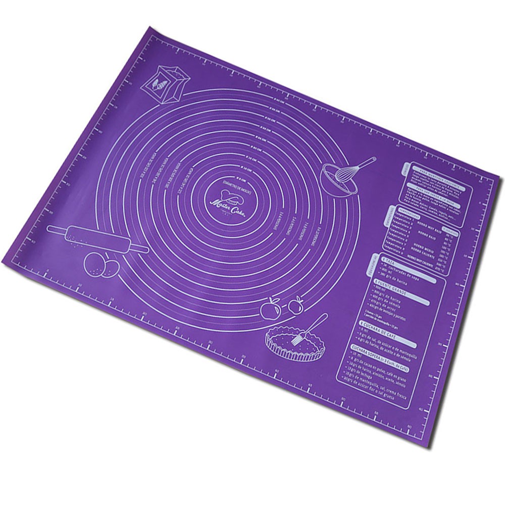 EPOCH Thảm Silicon Nhào Bột Làm Bánh Tiện Dụng 45x60cm