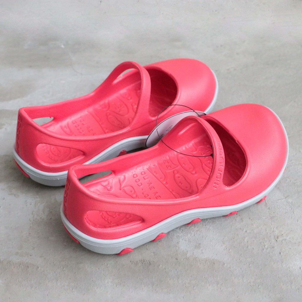 Giày Thái Lan bé gái Monobo Tammy Kids – Đỏ - Giày Nhựa Chuyên Dụng Đi Mưa Thời Trang, Chống Trơn Trượt