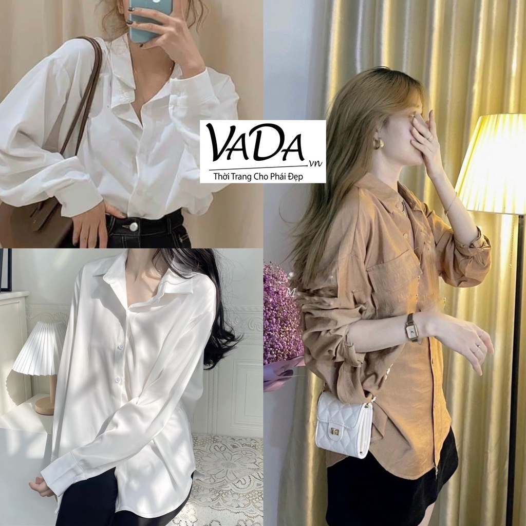 Áo sơ mi tay dài công sở đi làm , dạo phố đơn giản siêu hot phối gì cũng xinh -Thời Trang VADA (NĐ99) | BigBuy360 - bigbuy360.vn