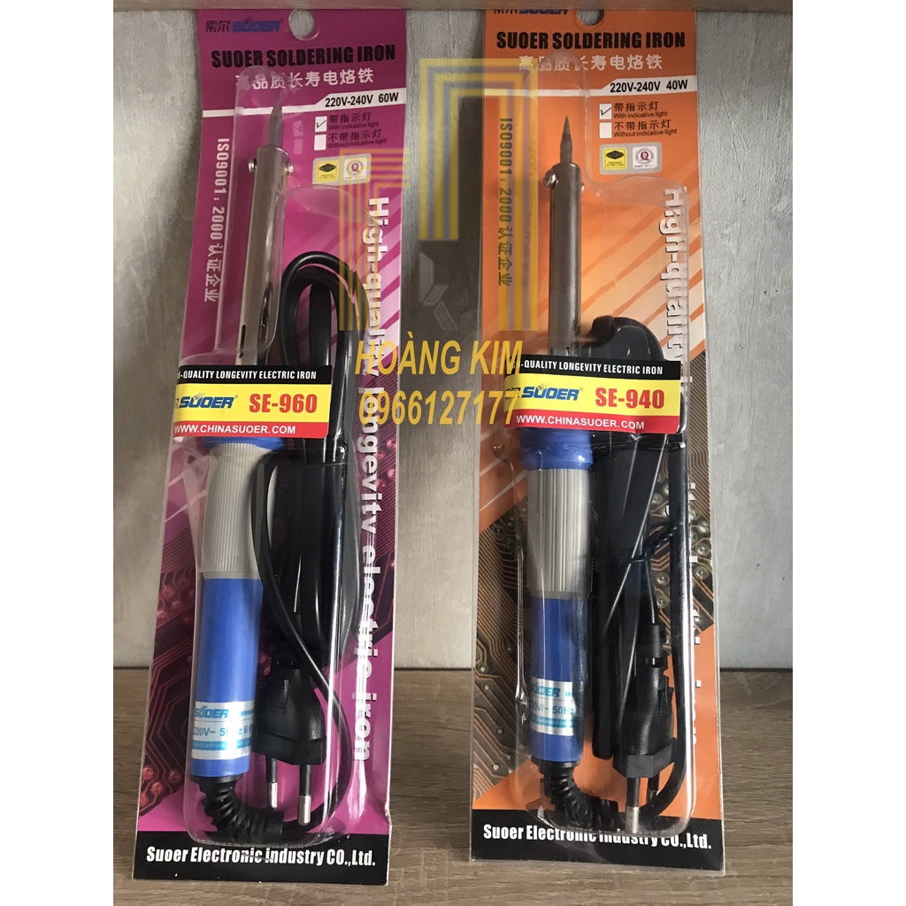 Mỏ hàn thiếc gia nhiệt nhanh chóng 60W-40W