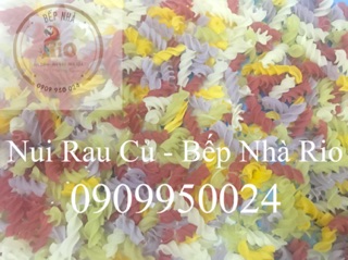 Nui rau củ ăn dặm cho bé