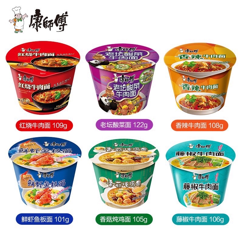 mì cốc lẻ đủ vị!