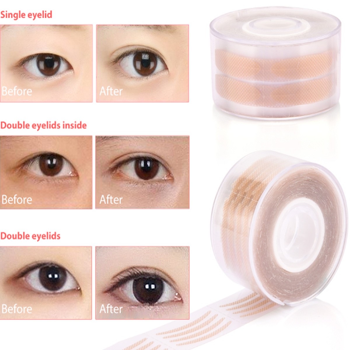 (hàng Mới Về) Set 240 Miếng Dán Tạo Mắt Hai Mí Sợi Vô Hình Màu Sắc Tự Nhiên Thoáng Khí Chống Thấm Nước Và Mồ Hôi | BigBuy360 - bigbuy360.vn