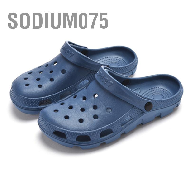 Có thể bán buôn Unisex Giày làm vườn thoáng khí Người lớn trên bãi biển cổ điển Dép đi trong nhà Sodium075 Hàng giao ngay