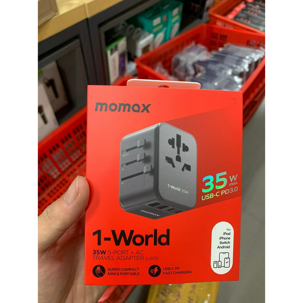 Ổ Cắm Du Lịch Tiện Lợi 5 cổng 1-World 65W GaN UA8/1-World PD35W UA9 5 cổng/WIWU UA-304 4 TRONG 1 45w