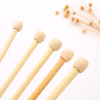 Cặp kim đan len gỗ thẳng dài 25cm